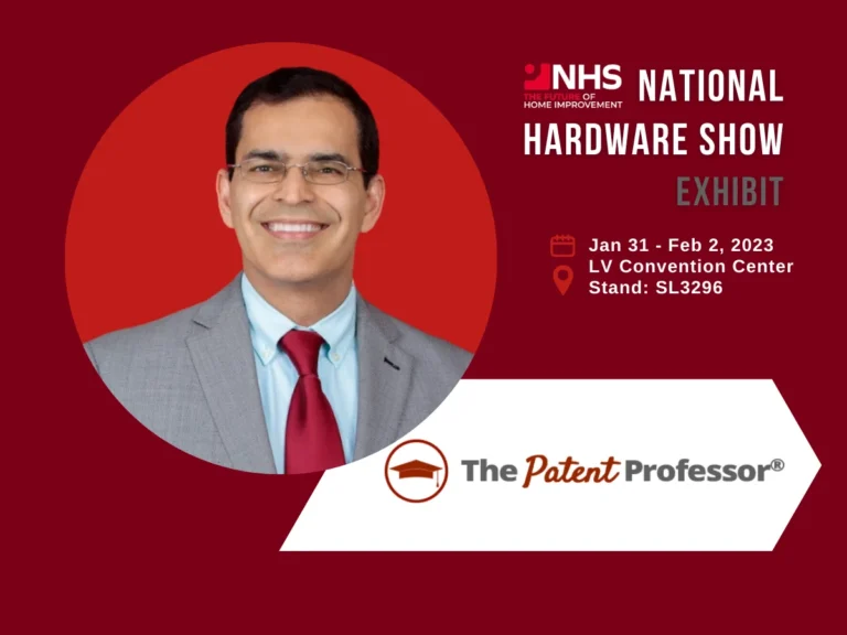The Patent Professor® To Exhibit A Booth at National Hardware Show in Las Vegas